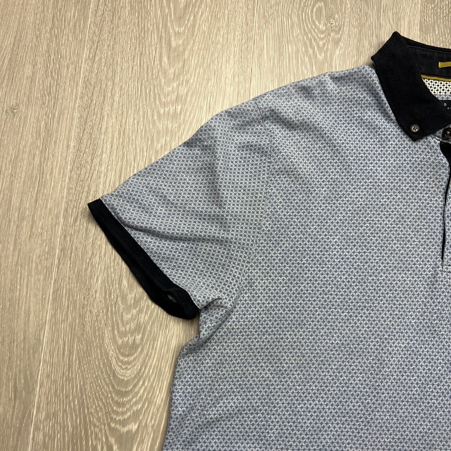 Ted Baker Mens Blue Polo Shirt Size 4
