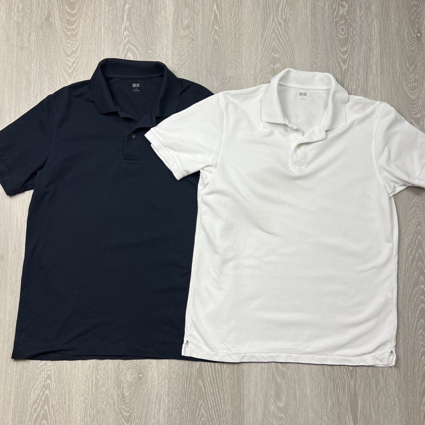 Uniqlo Mens Polo Shirt Bundle Size Medium (2-Shirts)