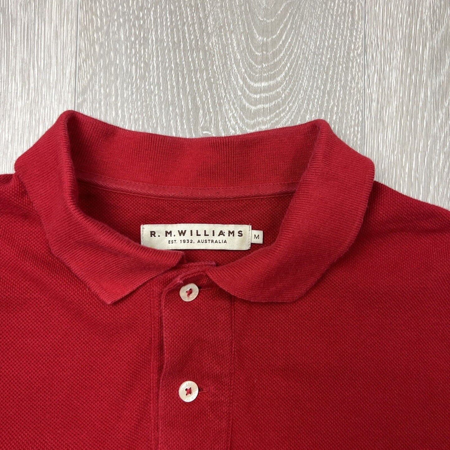 R.M Williams Mens Short Sleeve Polo Shirt Size M (bundle Of 4)