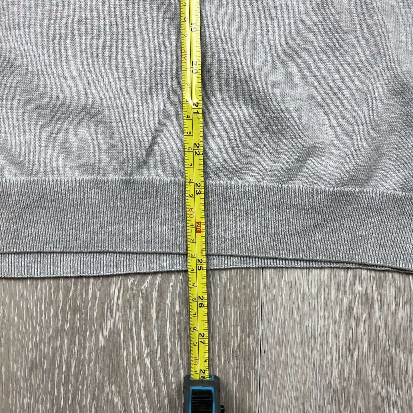Glenmuir Womens Grey 1/4 Zip Knitted Jumper Size XL