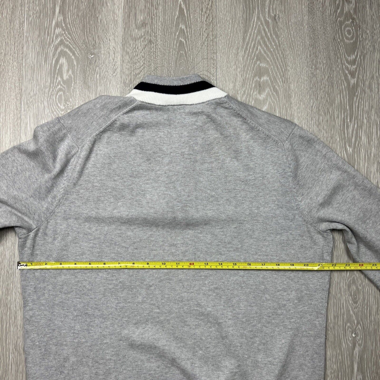 Glenmuir Womens Grey 1/4 Zip Knitted Jumper Size XL
