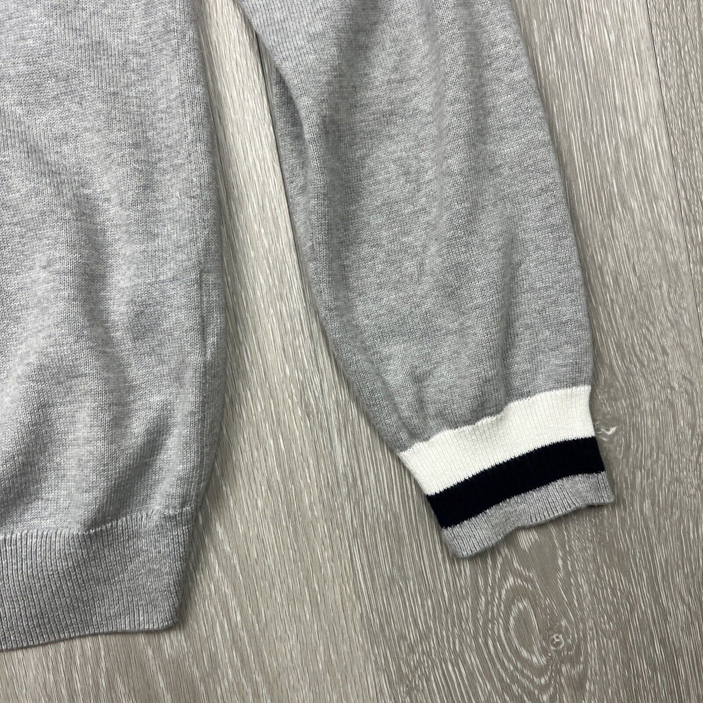 Glenmuir Womens Grey 1/4 Zip Knitted Jumper Size XL
