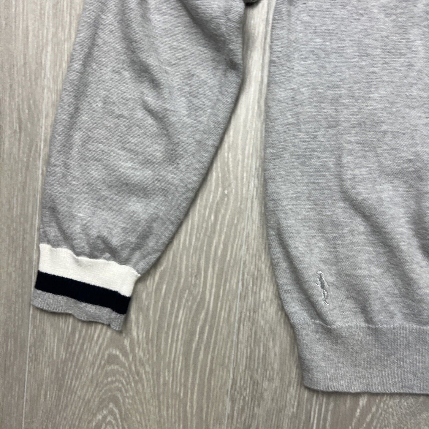Glenmuir Womens Grey 1/4 Zip Knitted Jumper Size XL