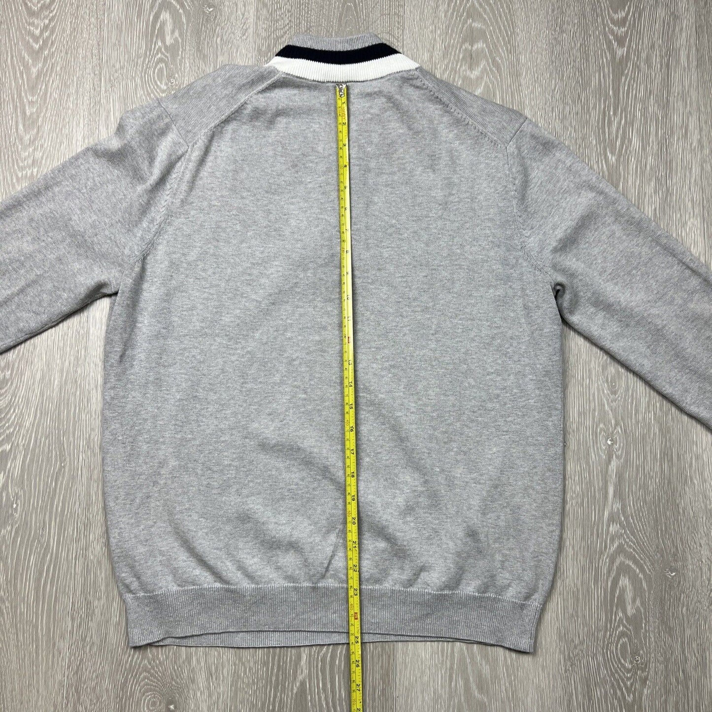 Glenmuir Womens Grey 1/4 Zip Knitted Jumper Size XL
