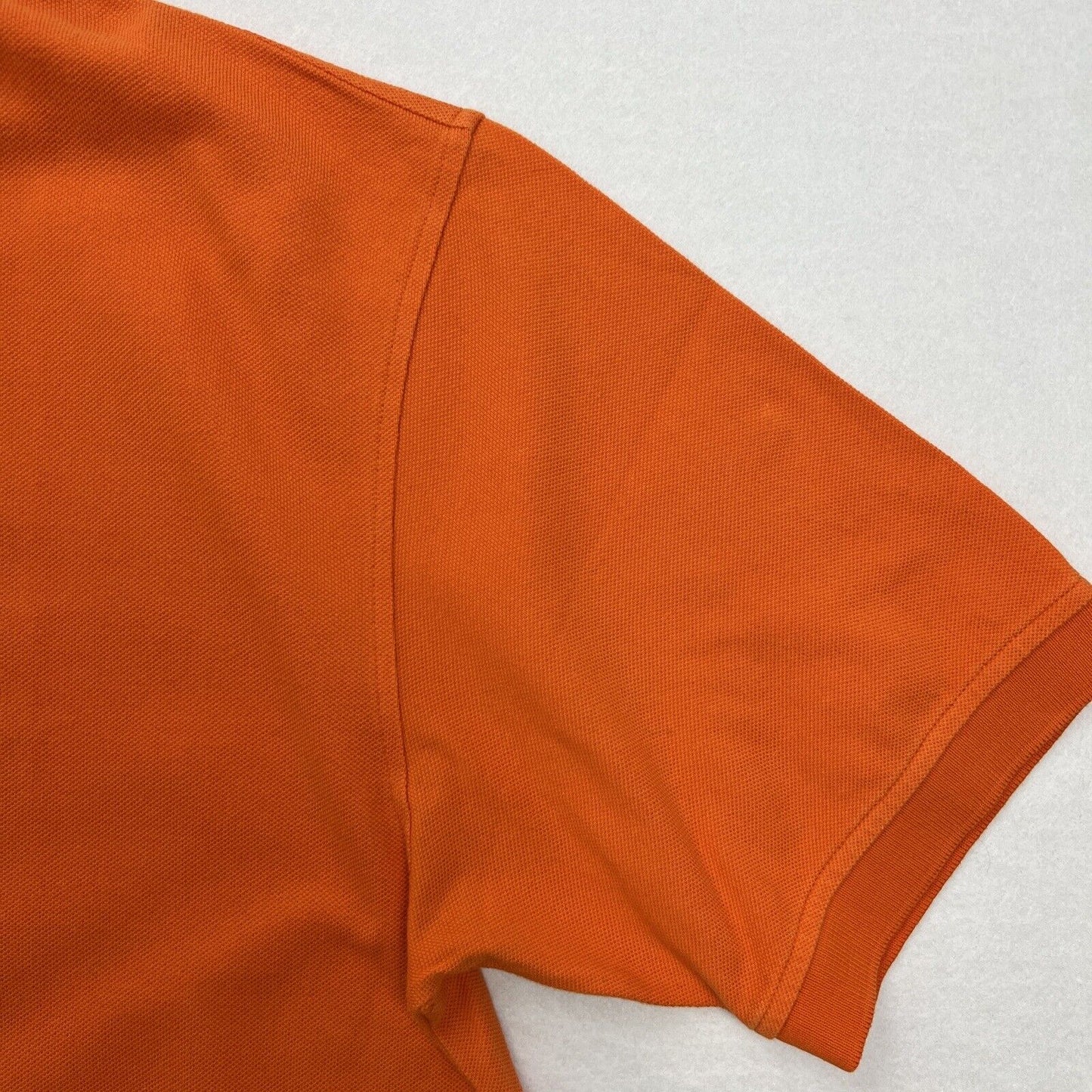 Tommy Hilfiger Mens Orange Polo Shirt Size 2XL