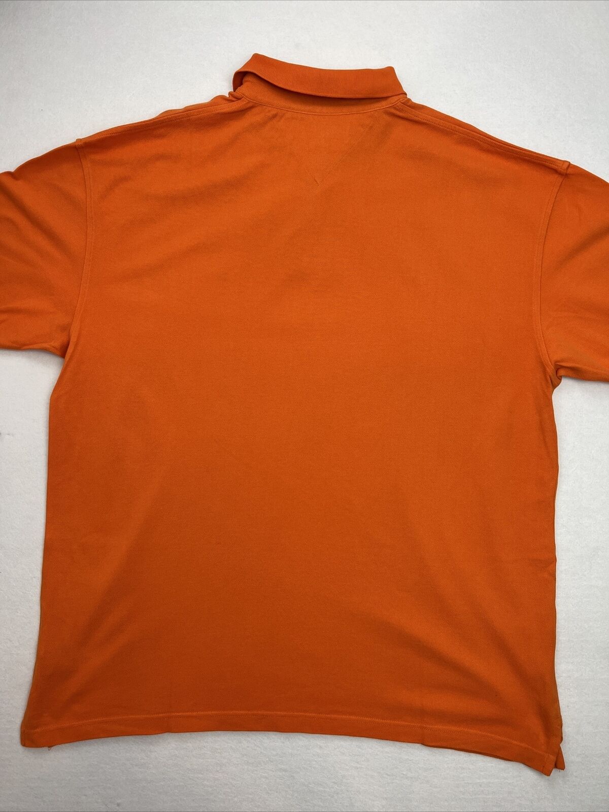Tommy Hilfiger Mens Orange Polo Shirt Size 2XL