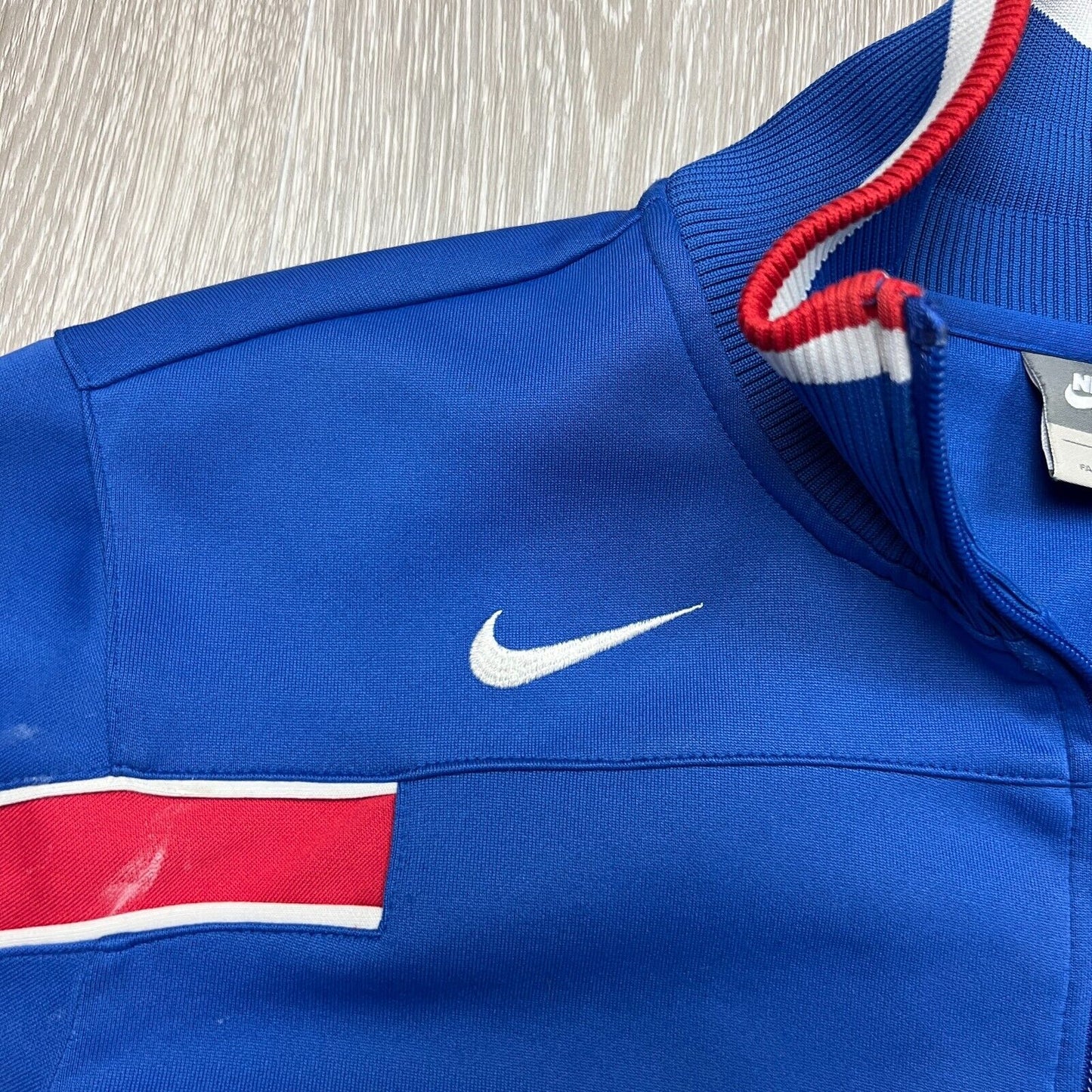 Vintage Nike Croatian NHS Football Federation Mens Track Jacket Size Medium