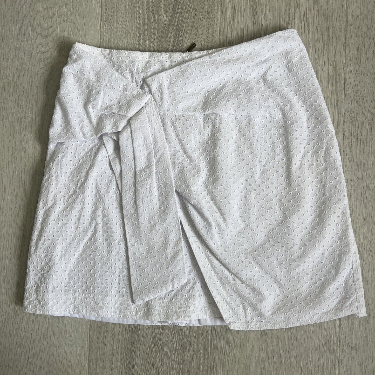 Cue Womens White Skirt Size 8