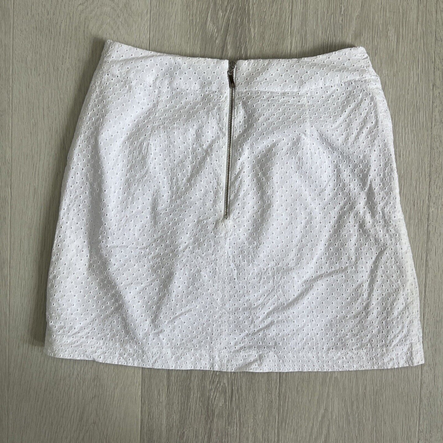 Cue Womens White Skirt Size 8