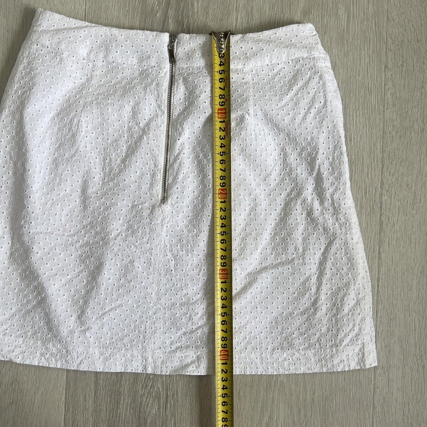 Cue Womens White Skirt Size 8