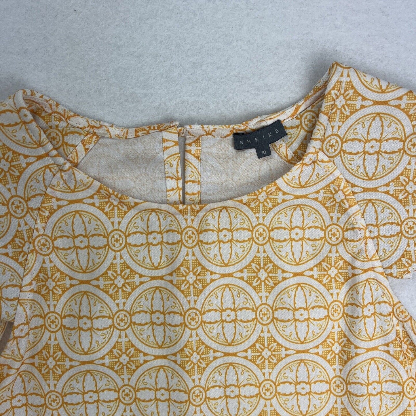 Sheike Womens Yellow Tank Top Size 10