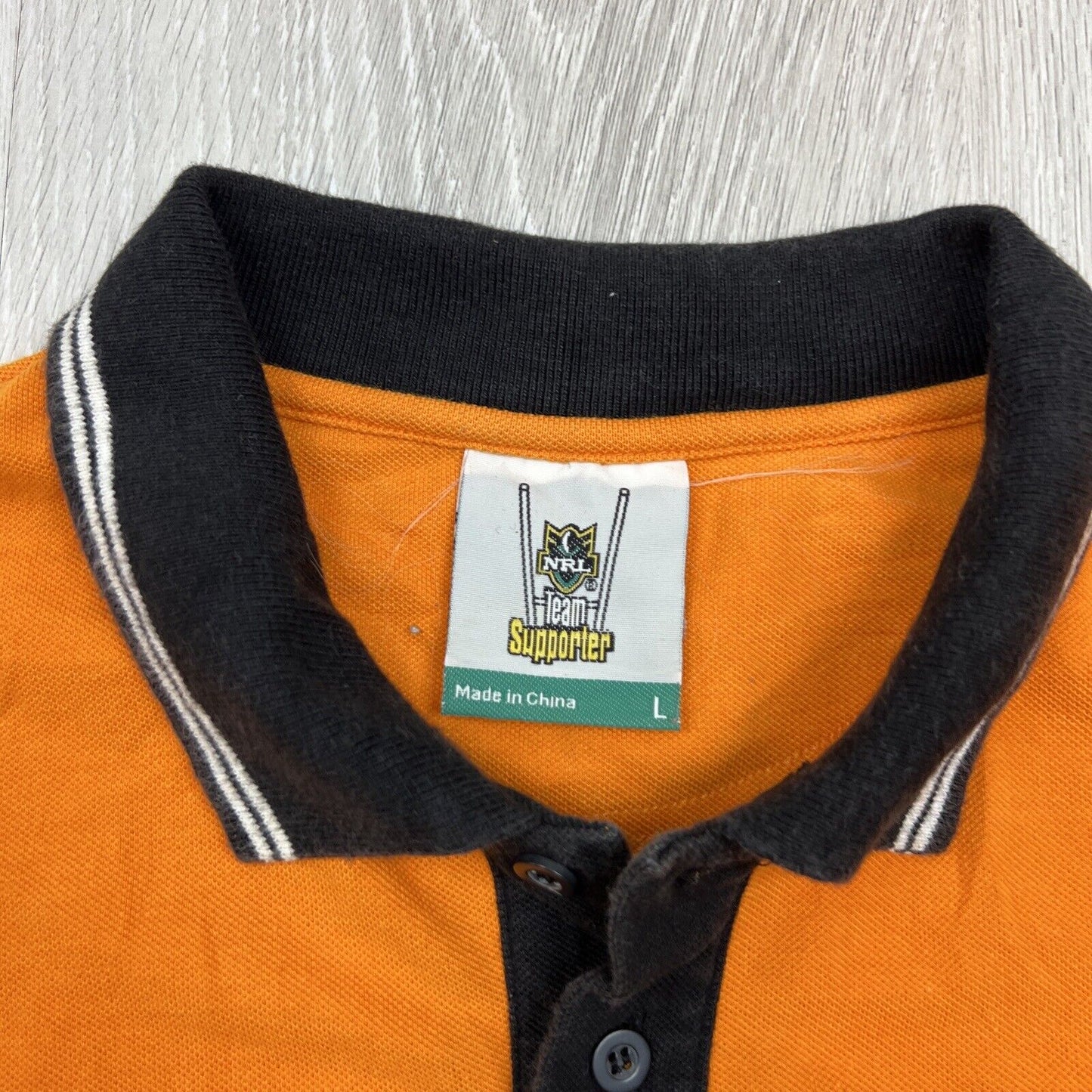 NRL Wests Tigers Mens Polo Shirt Size Large