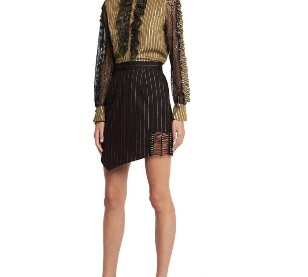 Sass & Bide Rock & Roll Mini Skirt Size 8 (New RRP$ 550)