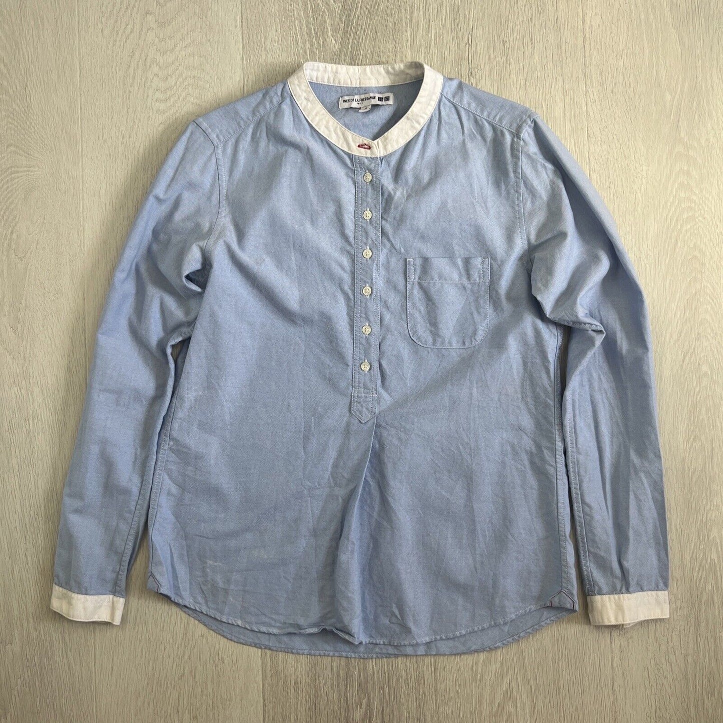 Uniqlo Ines De La Fressange  Womens Long Sleeve Shirt Size XS