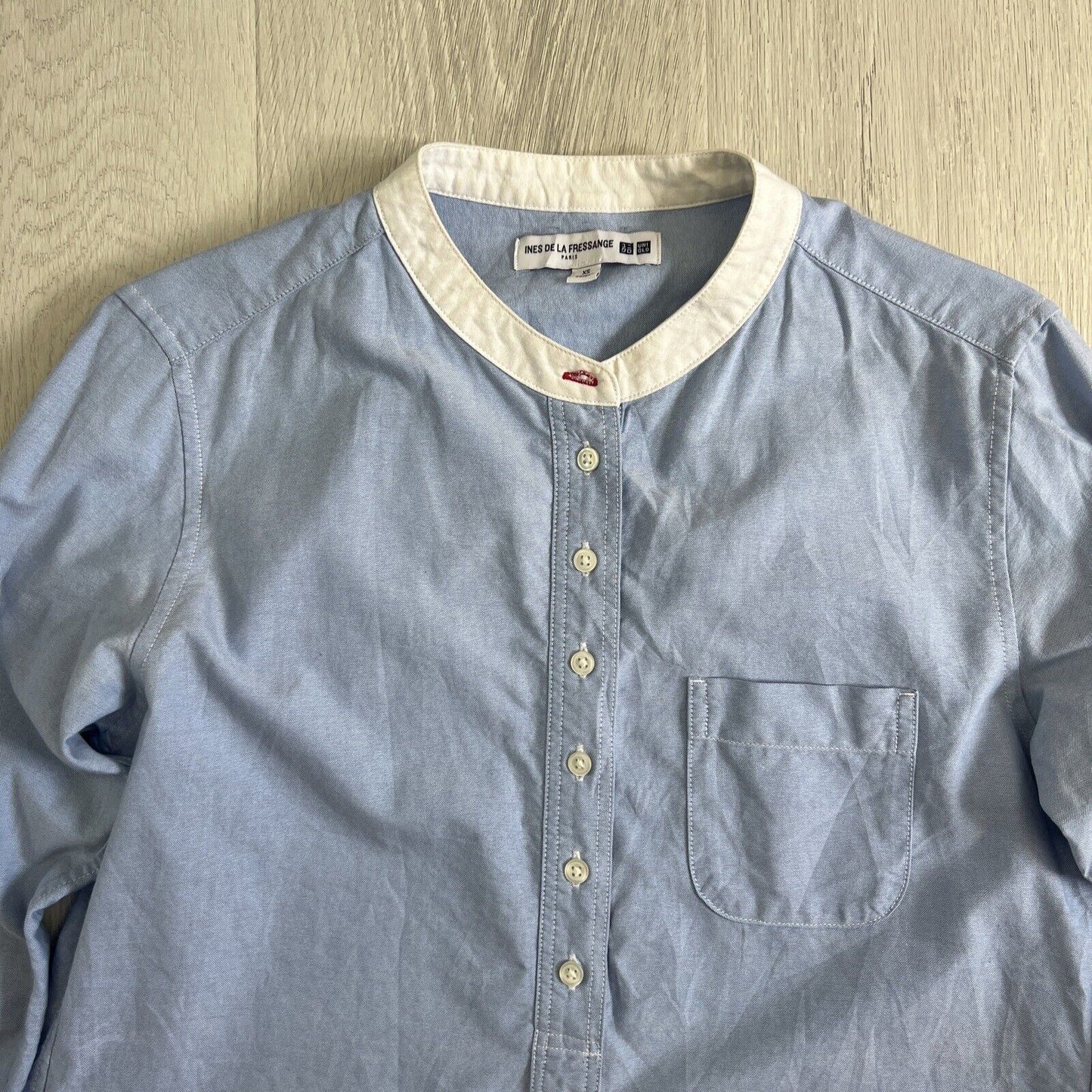 Uniqlo Ines De La Fressange  Womens Long Sleeve Shirt Size XS