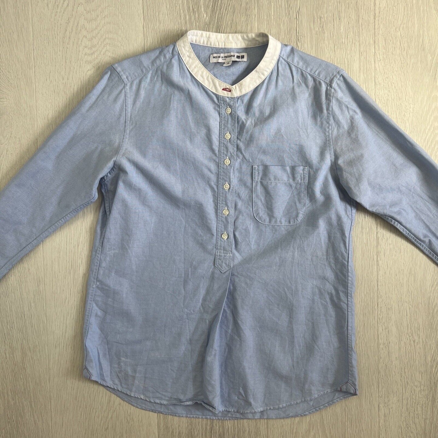 Uniqlo Ines De La Fressange  Womens Long Sleeve Shirt Size XS