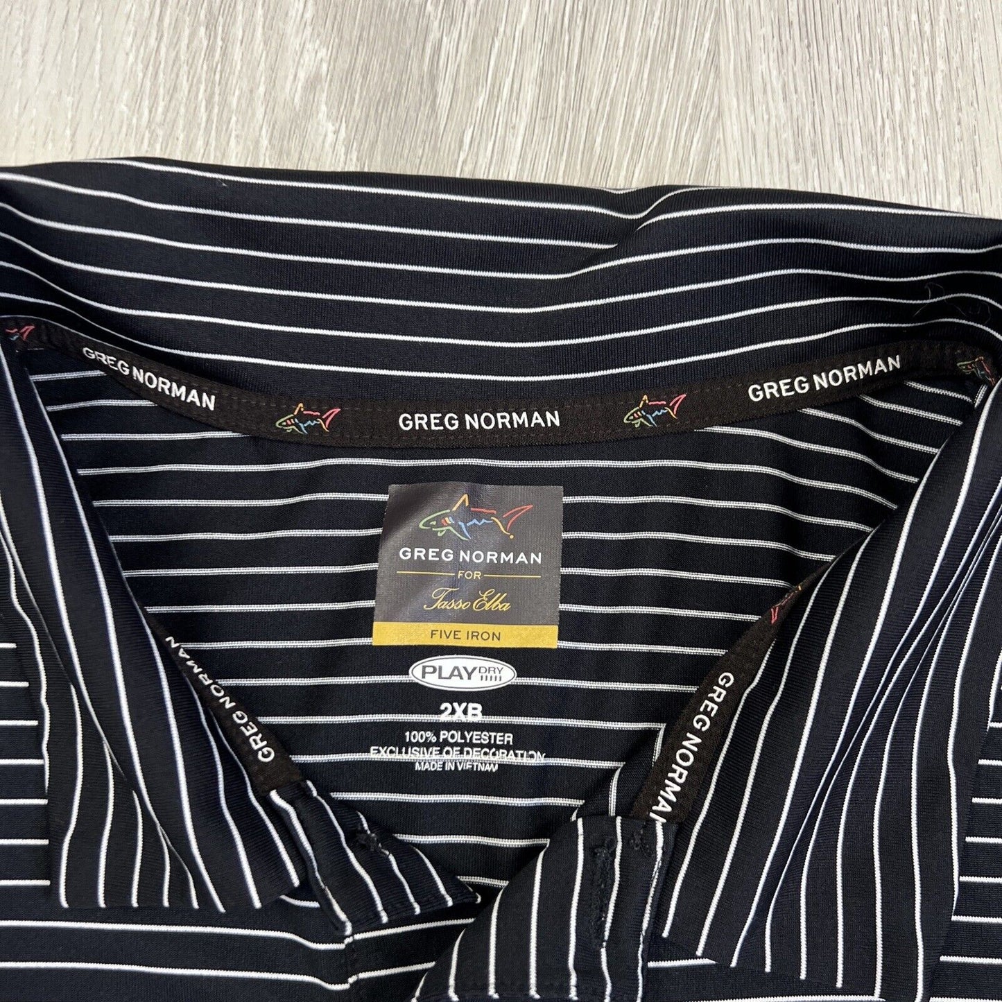 Greg Norman For Tasso Elba Mens Golf Polo Shirt Size 2XL