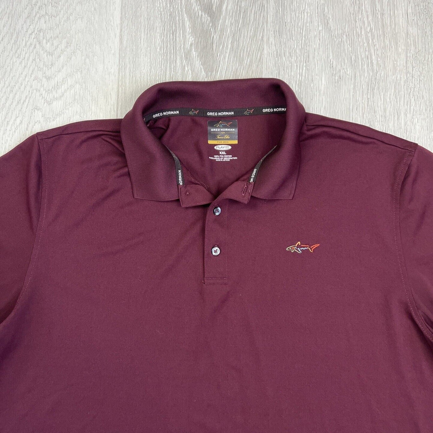 Greg Norman For Tasso Elba Mens Golf Polo Shirt Size 2XL