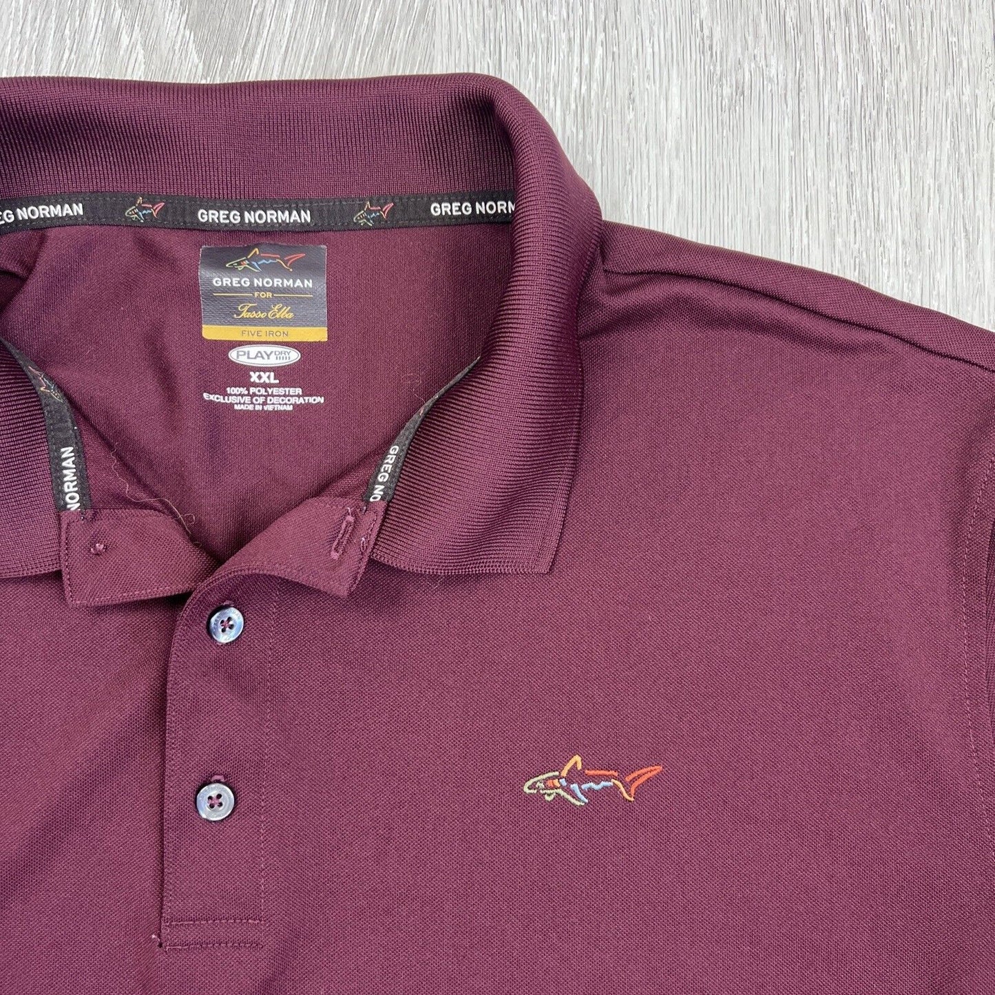 Greg Norman For Tasso Elba Mens Golf Polo Shirt Size 2XL