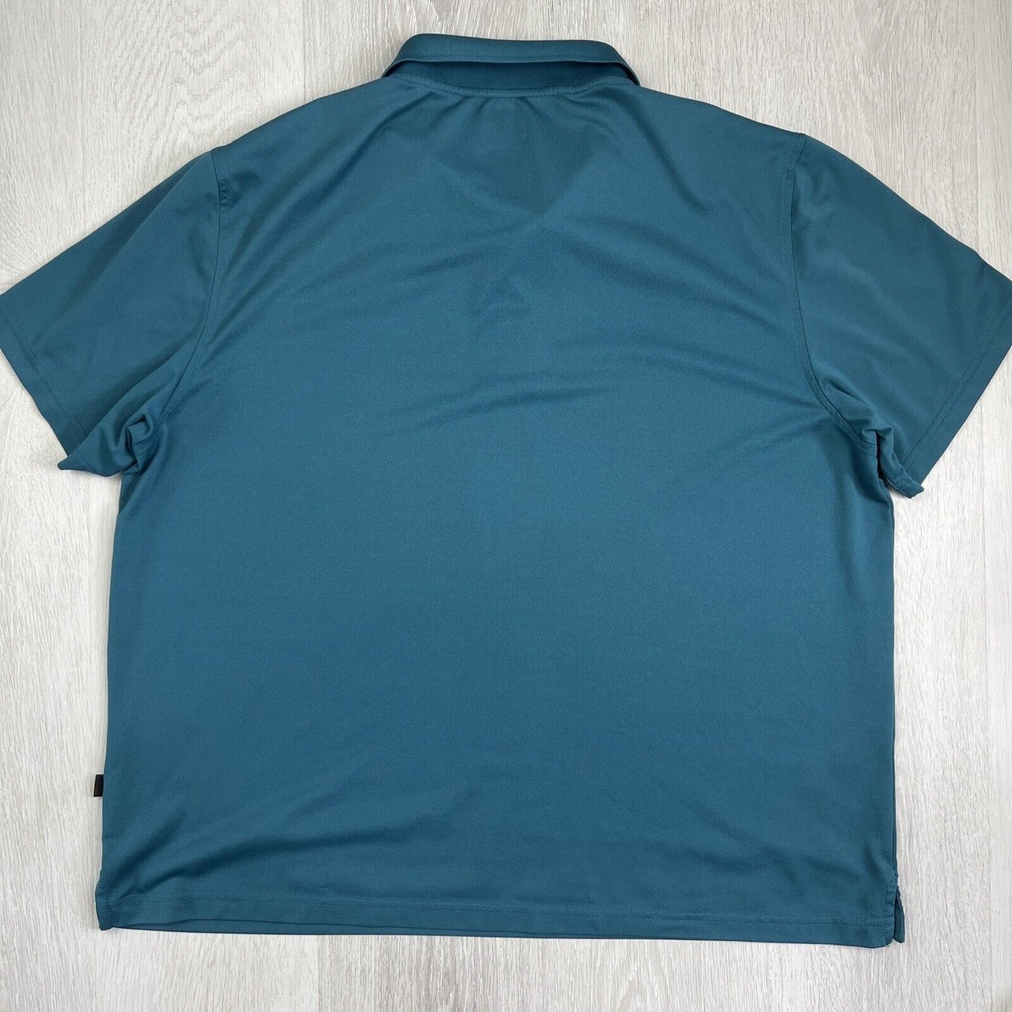 Greg Norman For Tasso Elba Mens Teal Golf Polo Shirt Size 2XL