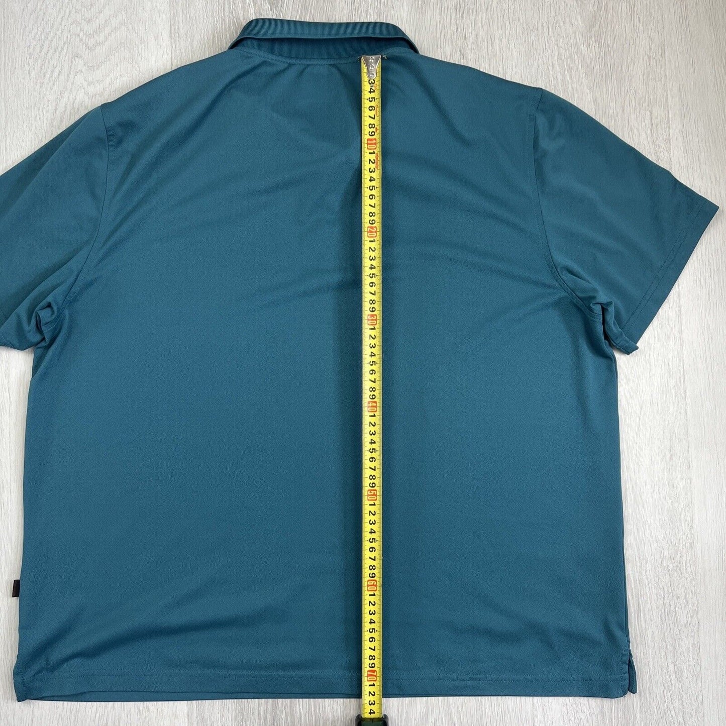 Greg Norman For Tasso Elba Mens Teal Golf Polo Shirt Size 2XL