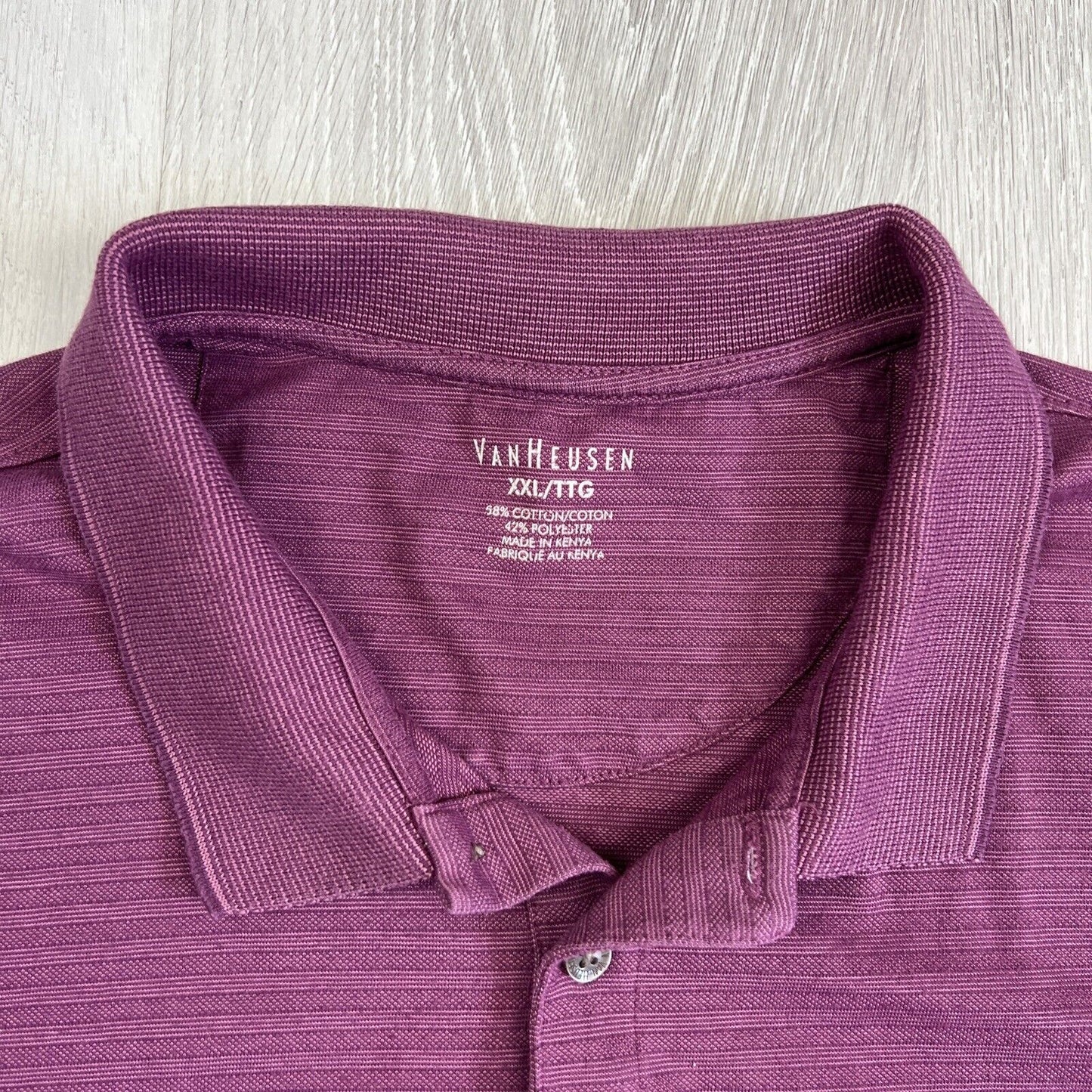 Van Heusen Mens Polo Shirt Size 2XL