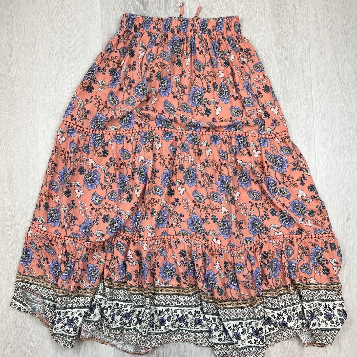 Miracle Womens Long Bohemian Skirt Size 10