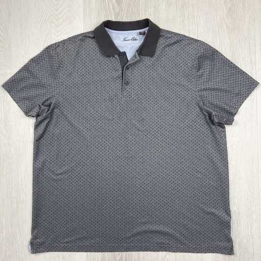 Tasso Elba Mens Short Sleeve Polo Shirt Size 2XL