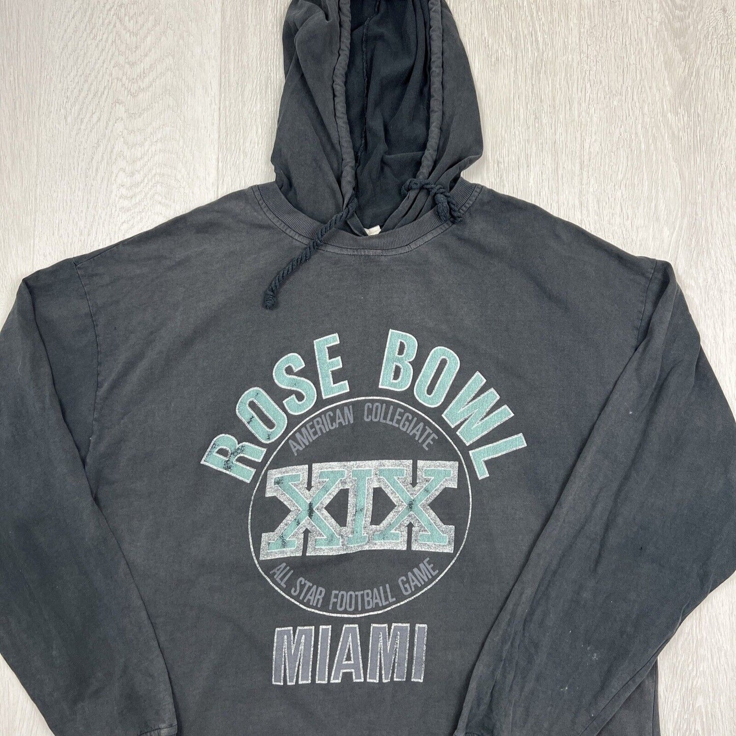 Rose Bowl XIX Miami Mens Vintage Hoodie Size 2XL Approx