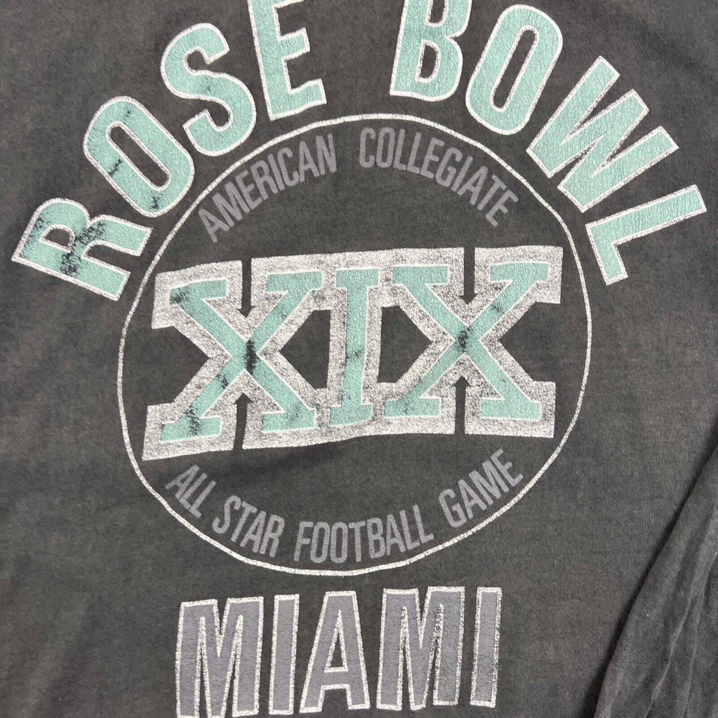 Rose Bowl XIX Miami Mens Vintage Hoodie Size 2XL Approx