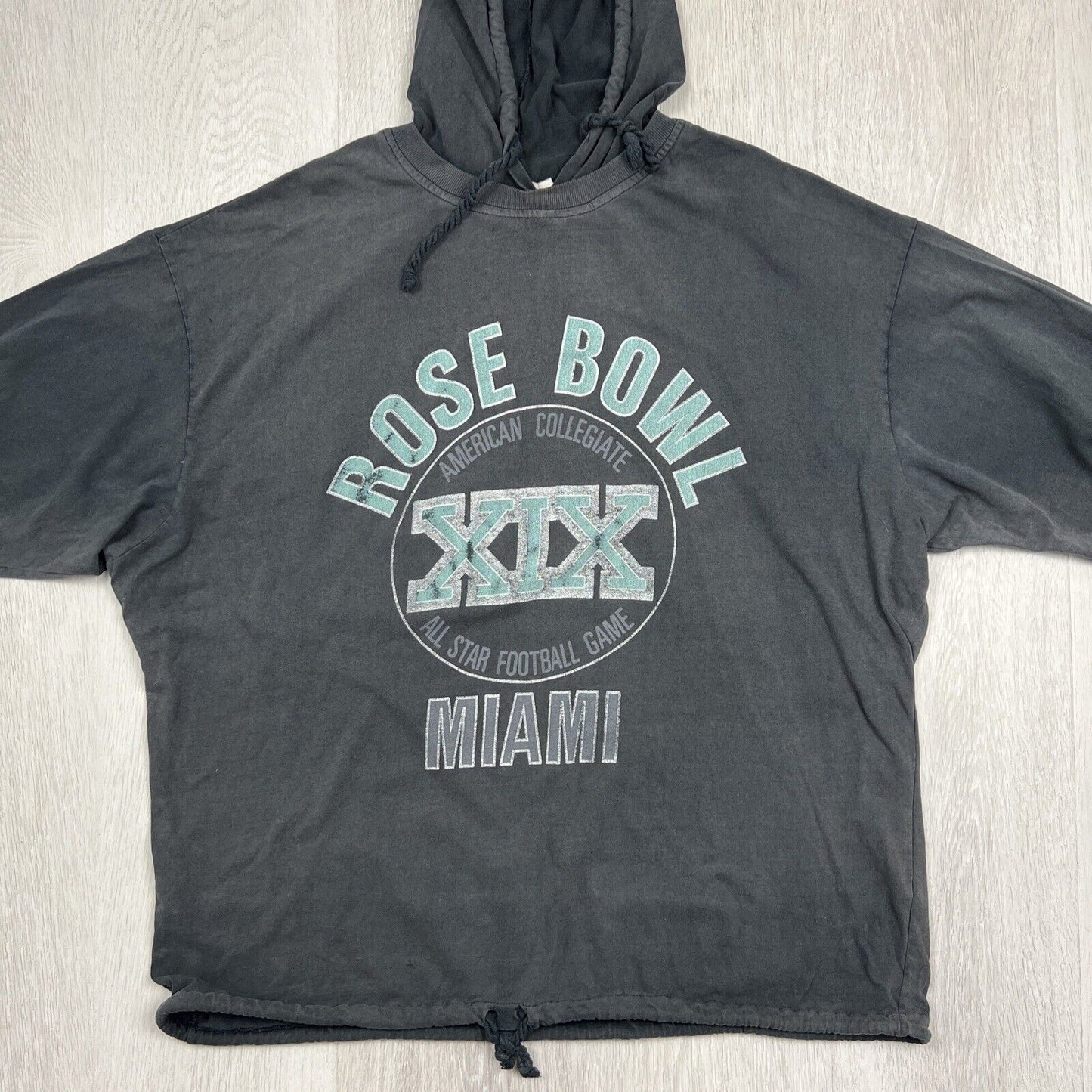 Rose Bowl XIX Miami Mens Vintage Hoodie Size 2XL Approx