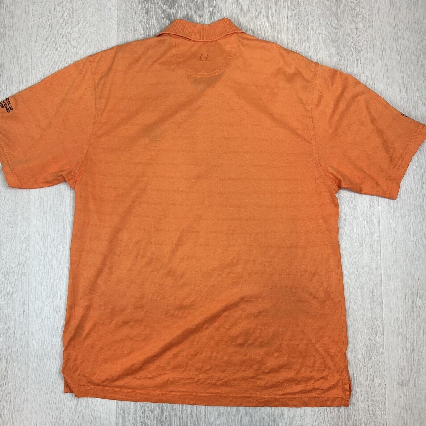 Greg Norman Bonnie Doon Golf Club Mens Orange Golf Polo Shirt Size XL