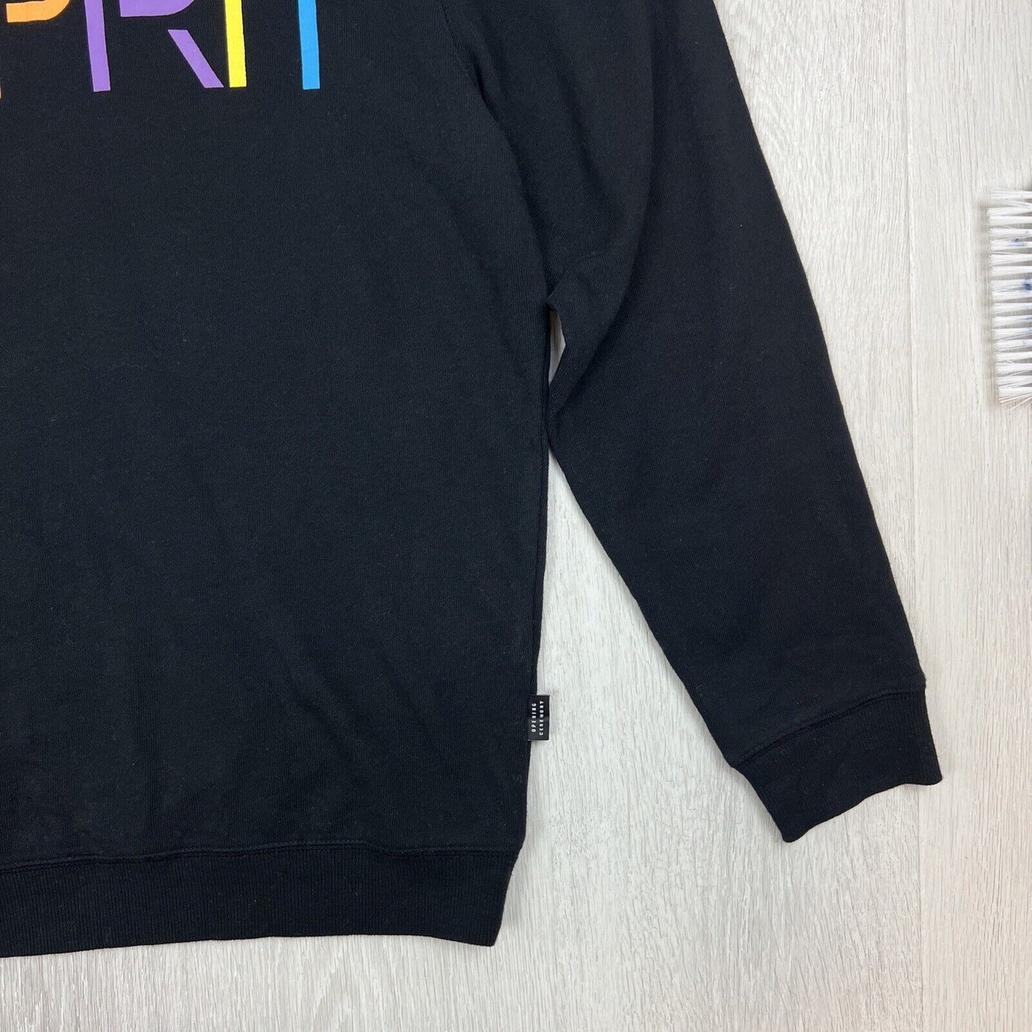 Esprit Womens Black Opening Ceremony Sweatshirt Size XS