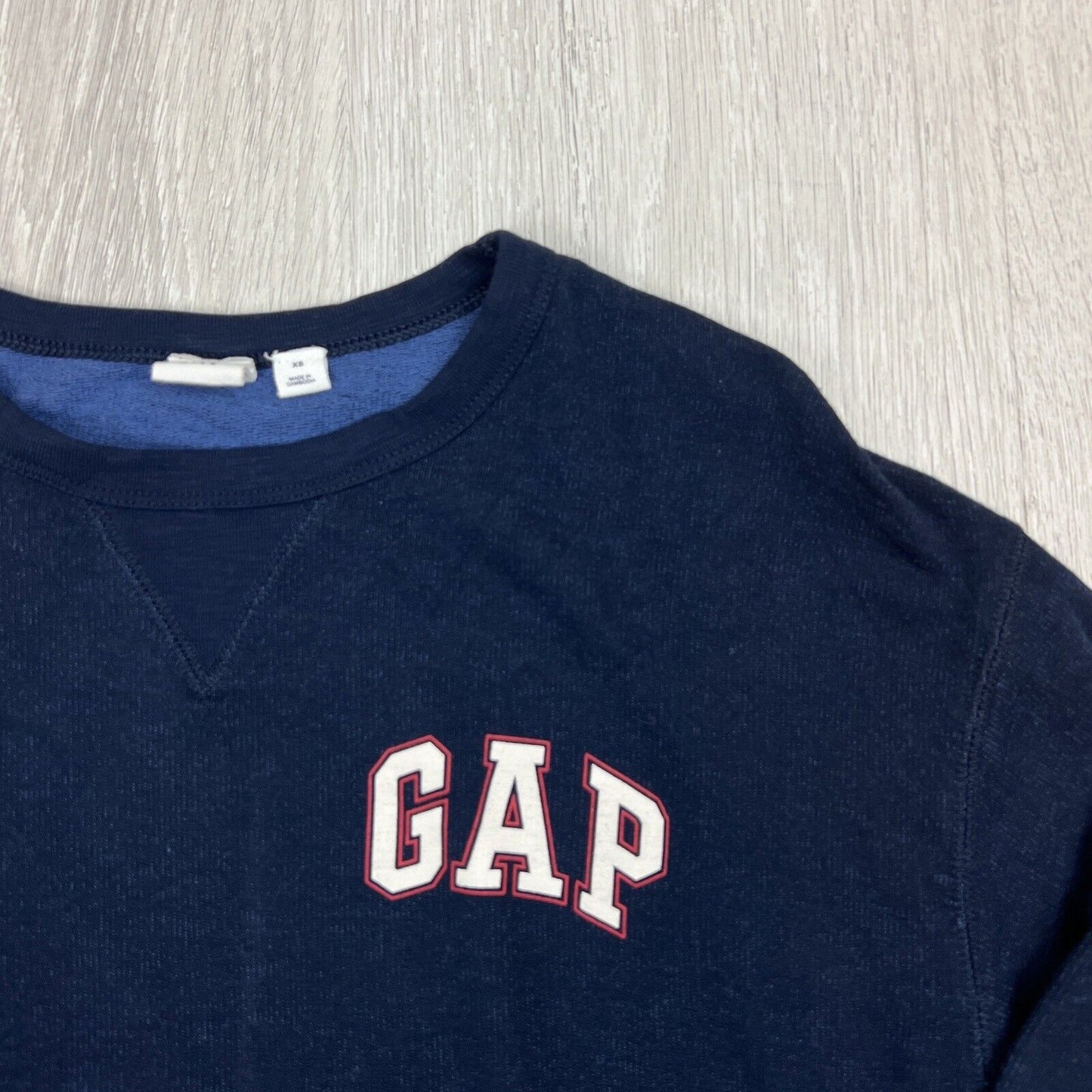 Gap Womens Navy Blue Oversized Sweatshirt Size XS