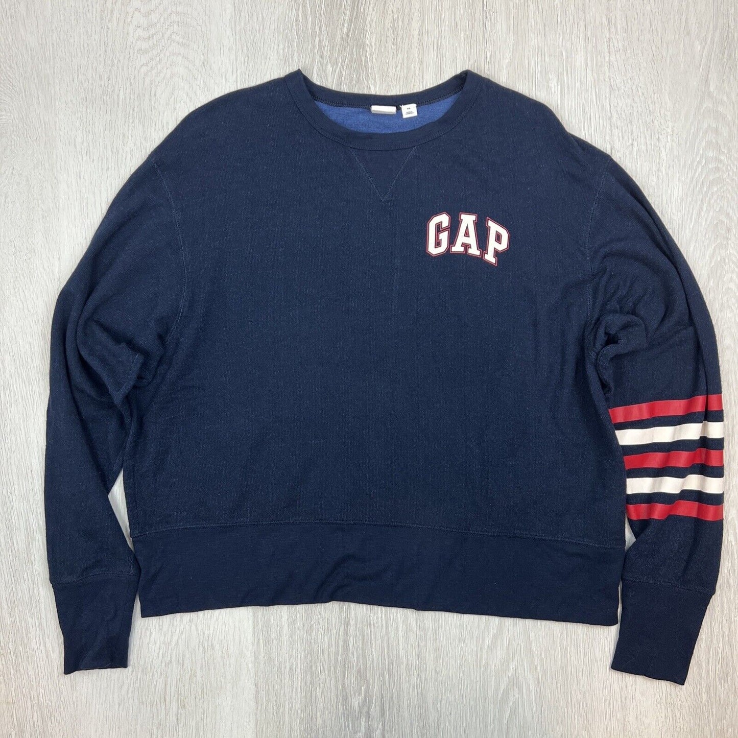 Gap Womens Navy Blue Oversized Sweatshirt Size XS