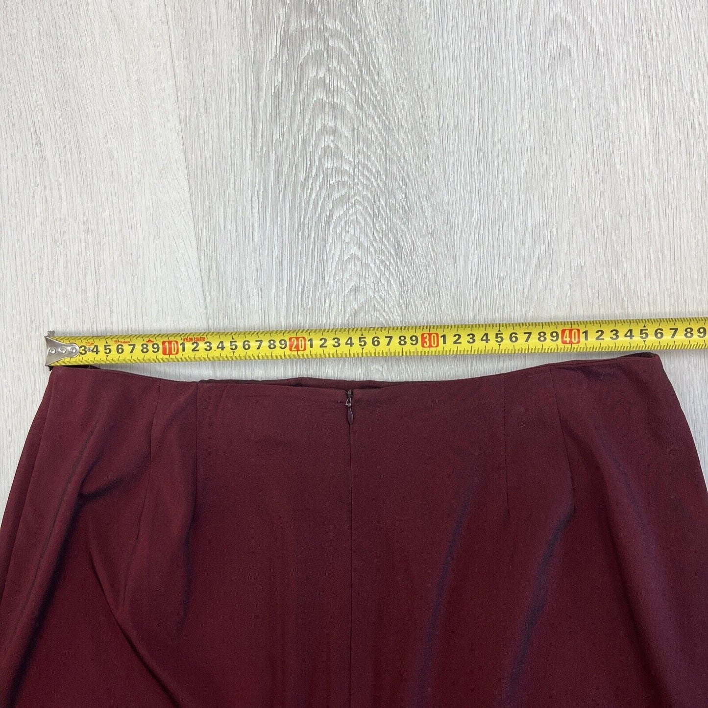 Anthea Crawford Womens Long Red Skirt Size 18