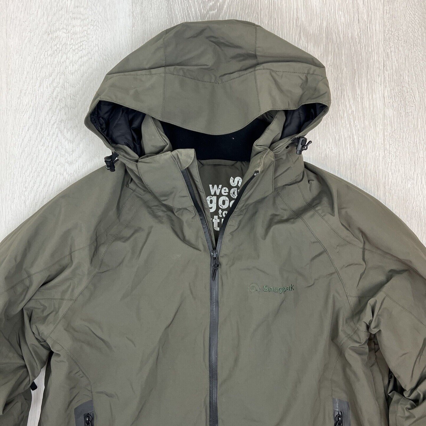 Snugpak Mens Torrent Jacket Khaki Ski Snow Jacket Size Large