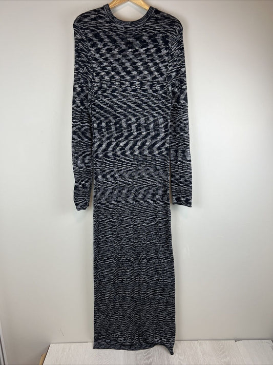 Nique Womens Knitted Body Con Maxi Dress Size Small