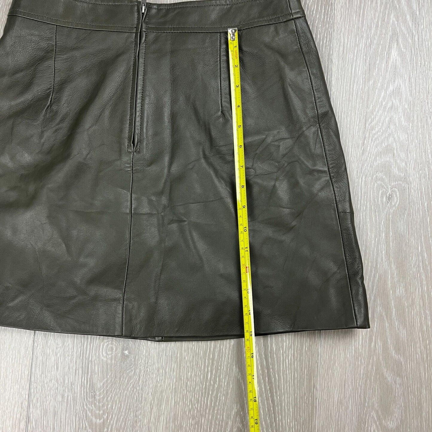 Seed Heritage Womens Leather Mini Skirt Size 10 (New with damage)