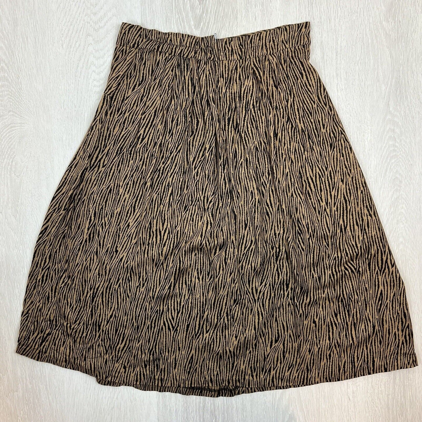 Felyne Womens Vintage Animal Print Skirt Size 14