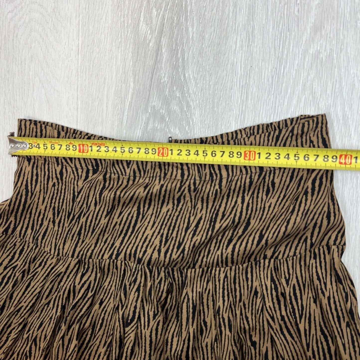 Felyne Womens Vintage Animal Print Skirt Size 14