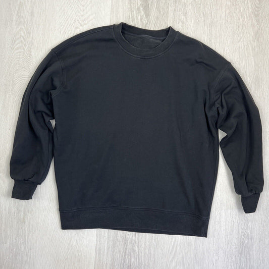 Lululemon Womens Black Pullower Sweatshirt Jumper Size Medium Approx