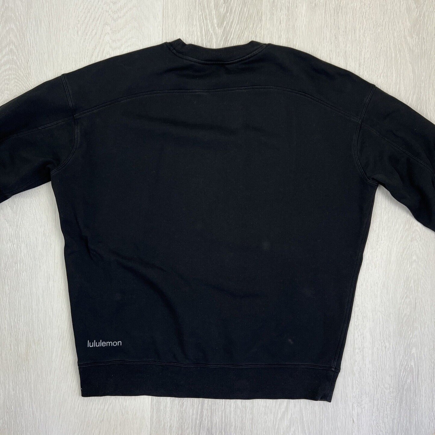 Lululemon Womens Black Pullower Sweatshirt Jumper Size Medium Approx