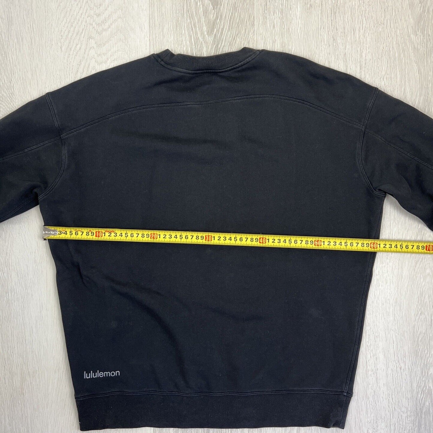 Lululemon Womens Black Pullower Sweatshirt Jumper Size Medium Approx