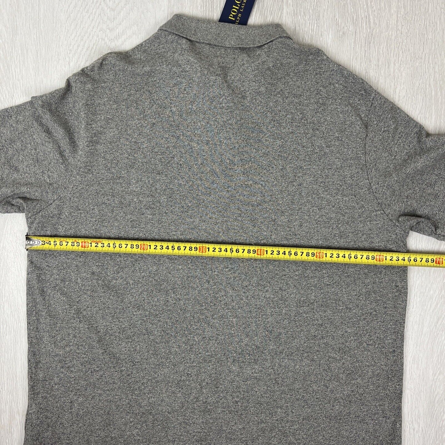 POLO Ralph Lauren Mens Grey Custom Fit Polo Shirt Size 2XL (New)