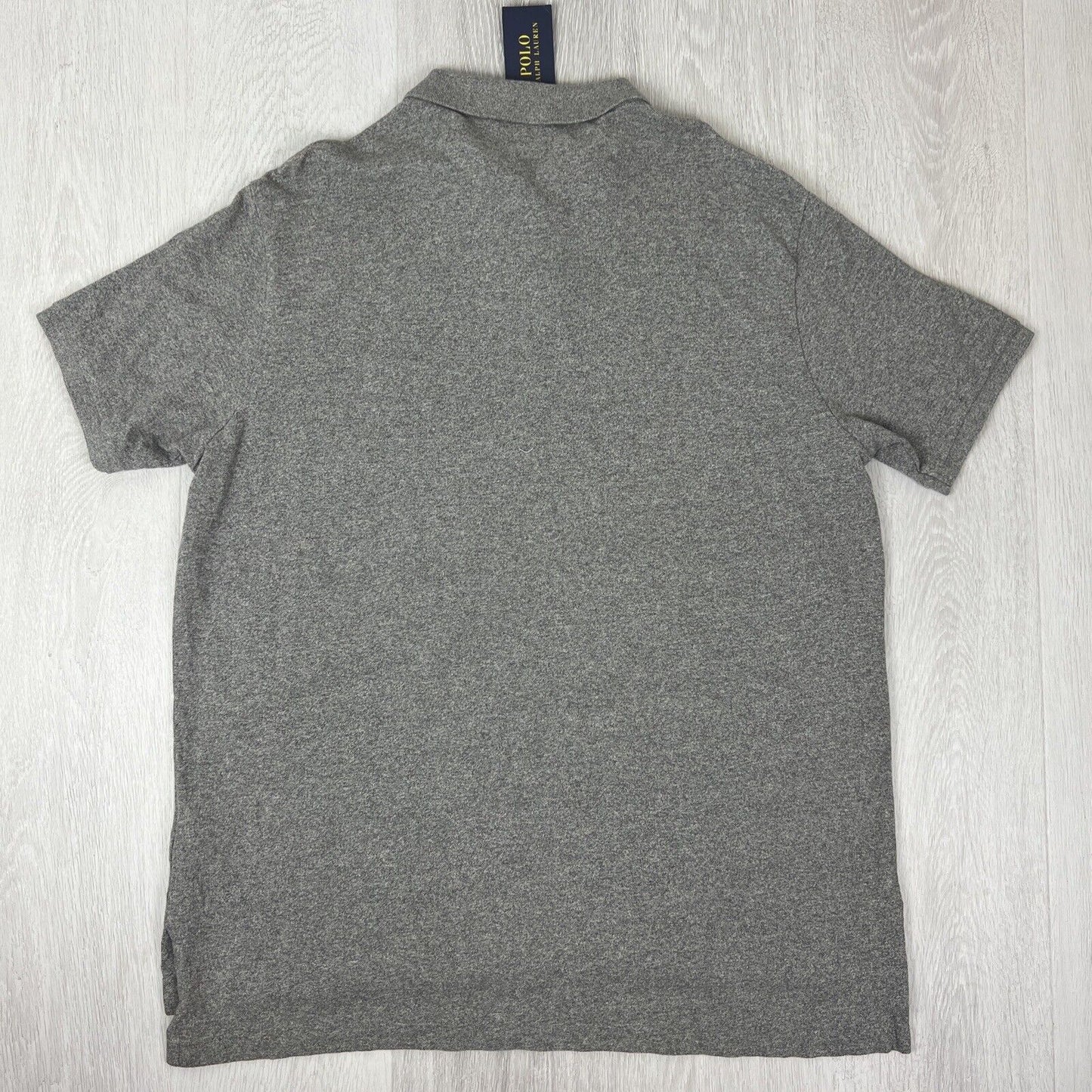 POLO Ralph Lauren Mens Grey Custom Fit Polo Shirt Size 2XL (New)