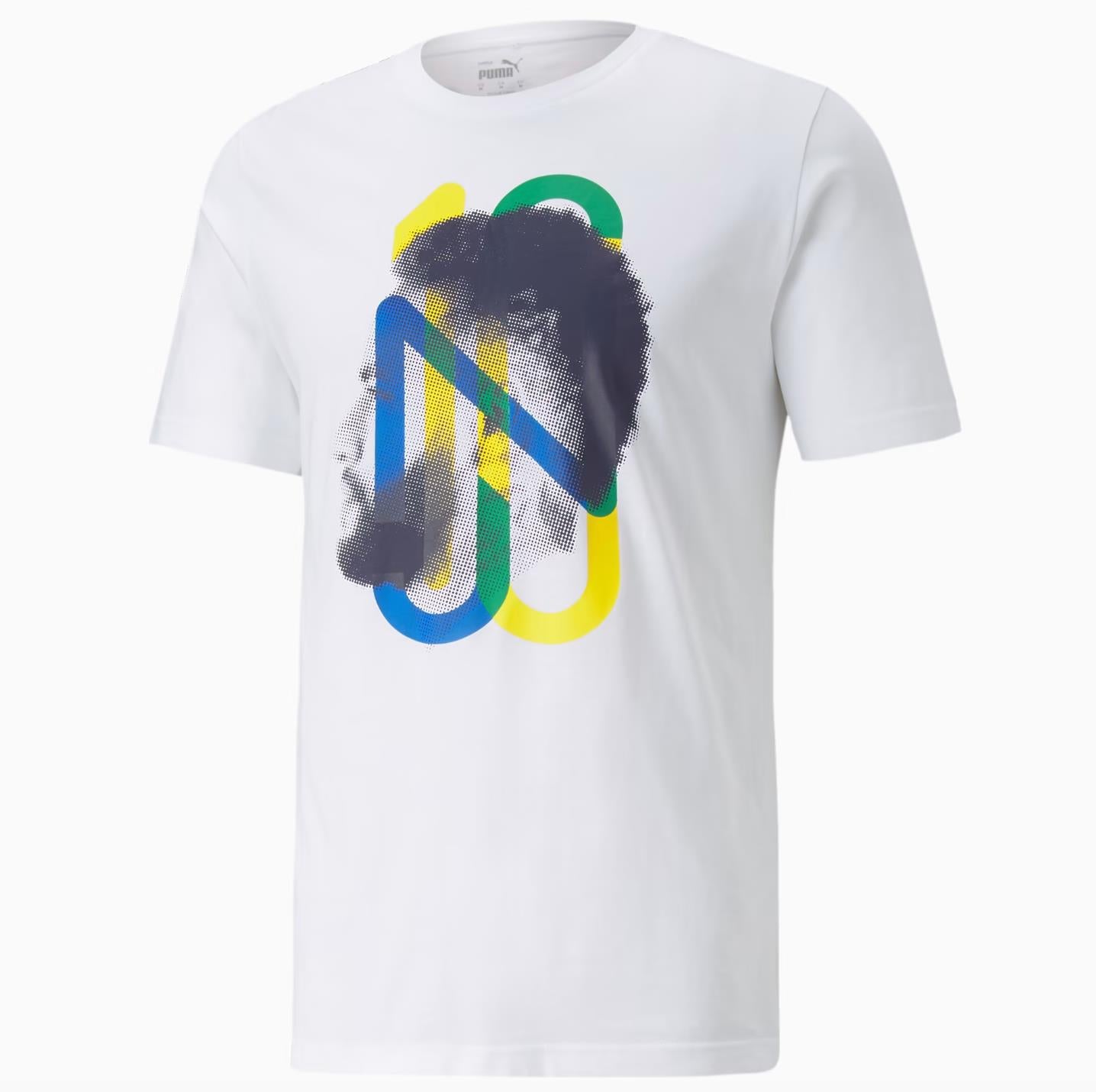 PUMA Mens White Neymar Jr. Hero T-Shirt Size Medium (New)