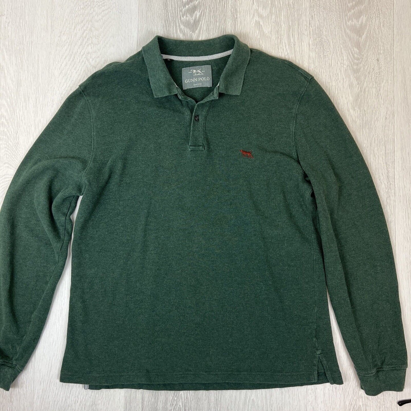 Rodd & Gunn Mens Long Sleeve Polo Shirt Size XL (1 x Green & 1 x Grey)