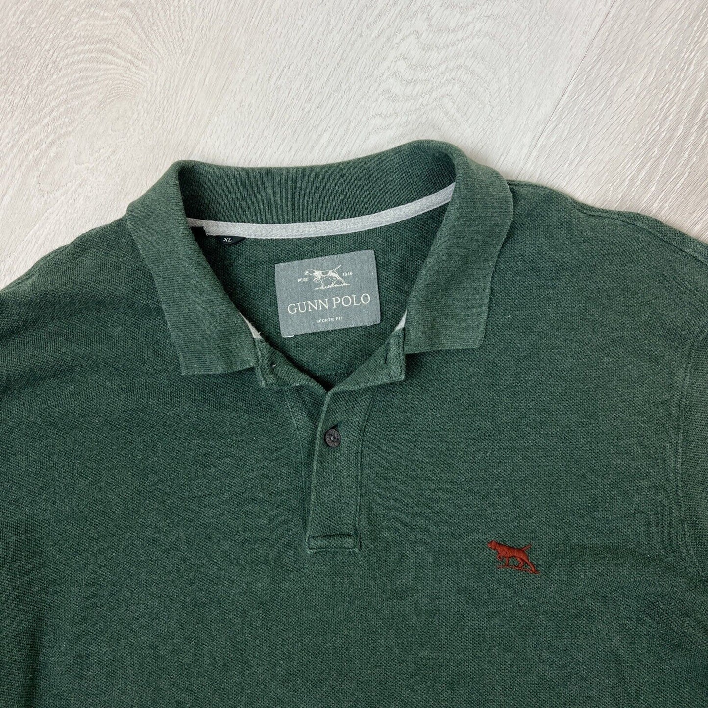 Rodd & Gunn Mens Long Sleeve Polo Shirt Size XL (1 x Green & 1 x Grey)