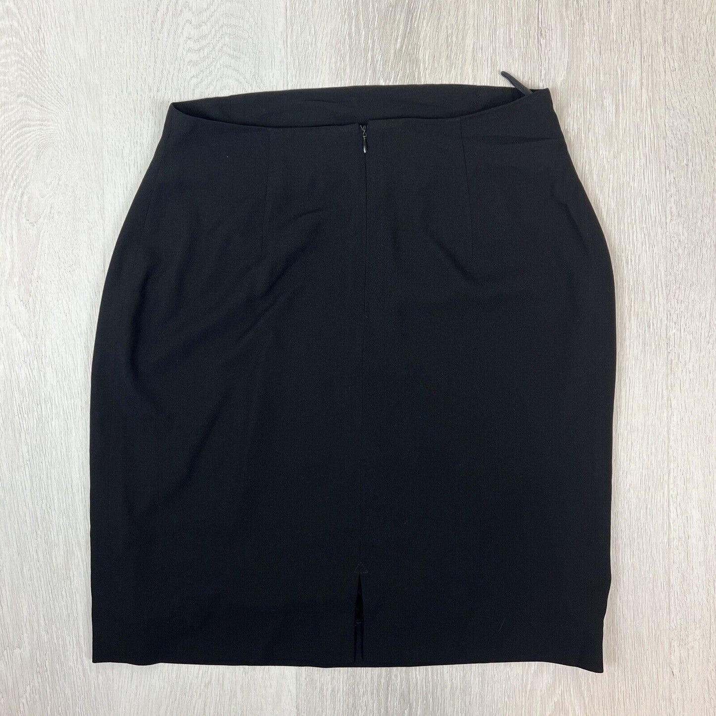 Carla Zampatti Womens Black Pencil Skirt Size 14 AU